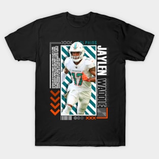 Jaylen Waddle Paper Poster Version 10 T-Shirt